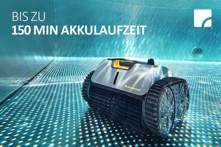 Steinbach Poolrunner SMART RXB 450 – 061502Y – Poolsauger mit App-Steuerung für Pools mit bis zu 40