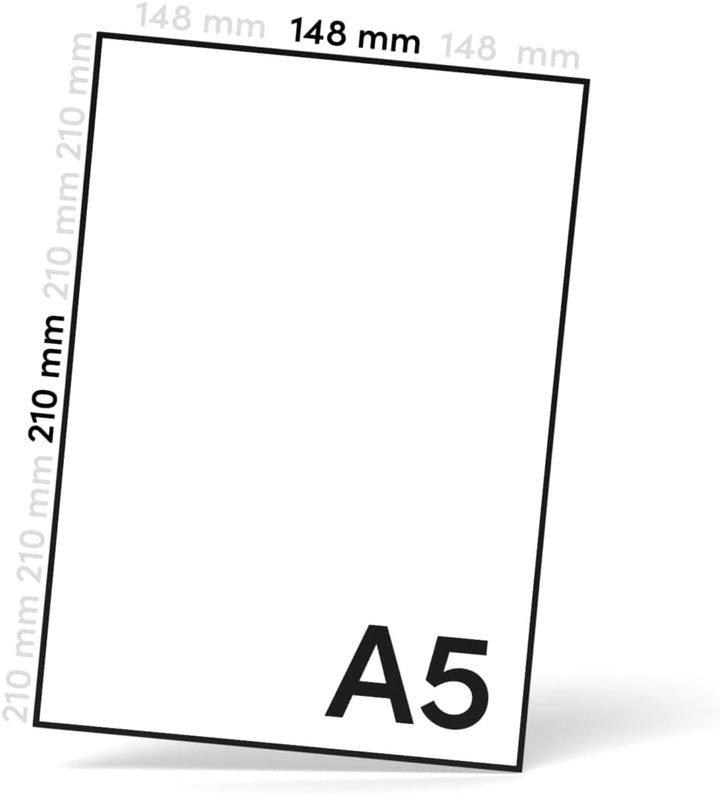 Netuno 100x Graupappe DIN A5 148x 210 mm 1538g Graukarton 2,5 mm Buchbinderpappe für Bastelarbeiten