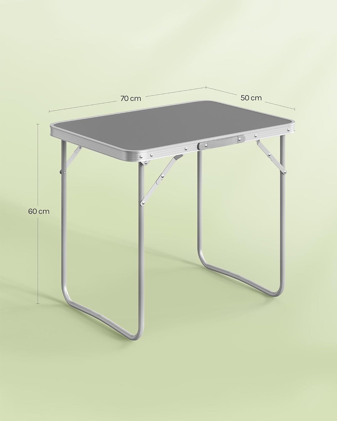 WOLTU Campingtisch Klapptisch Reisetisch mit Griff, 70x50x60cm(LxBxH) zusammenklappbar Gartentisch a