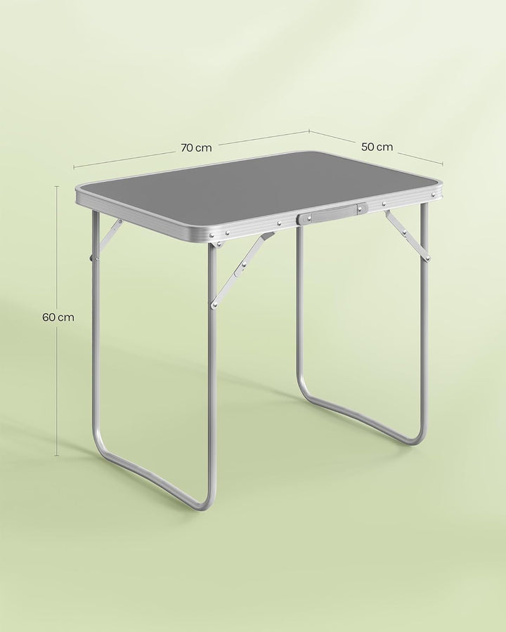 WOLTU Campingtisch Klapptisch Reisetisch mit Griff, 70x50x60cm(LxBxH) zusammenklappbar Gartentisch a
