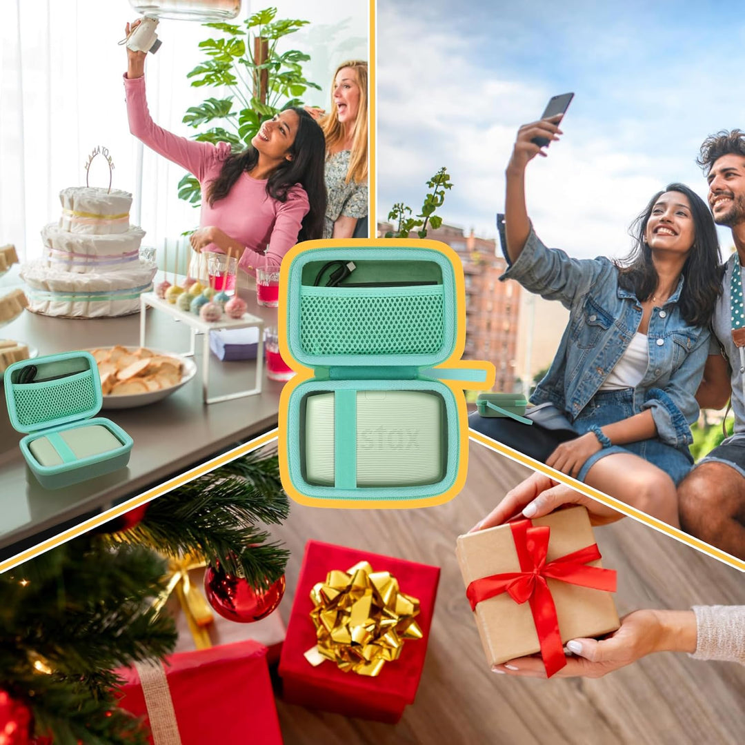 co2CREA Harte reiseschutzhülle Etui Tasche für Fujifilm Instax Mini Link/instax Mini Link 2 /Mini Li