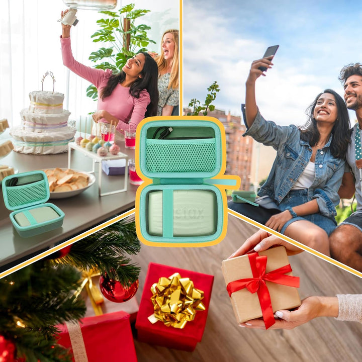 co2CREA Harte reiseschutzhülle Etui Tasche für Fujifilm Instax Mini Link/instax Mini Link 2 /Mini Li