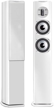 quadral Standlautsprecher Chromium Style 6 Hochglanz weiss (Paar)