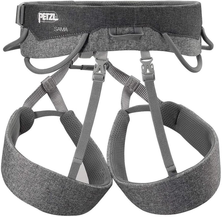 PETZL Unisex Sama Klettergurt (1er Pack) 71-77 cm Grau, 71-77 cm Grau