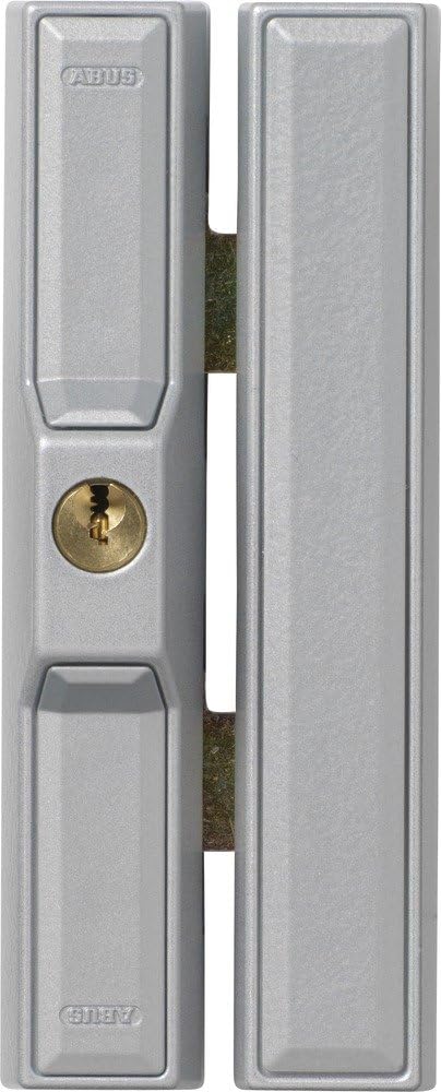 ABUS Fenster-Zusatzsicherung FTS88 AL0125 - Fensterschloss mit 2 verkrallenden Stahlriegeln, gleichs