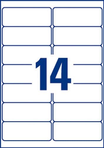 Avery L7163-100 Adress-Etiketten schnellablösend