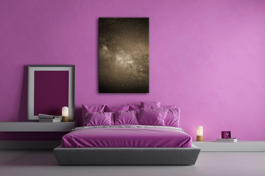 deyoli zauberhafte Milchstrasse Format: 80x60 Effekt: Sepia als Leinwand, Motiv fertig gerahmt auf E