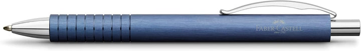 Faber-Castell 148426 - Kugelschreiber Essentio, Aluminium Blau, 1 Stück blau Kugelschreiber, blau Ku
