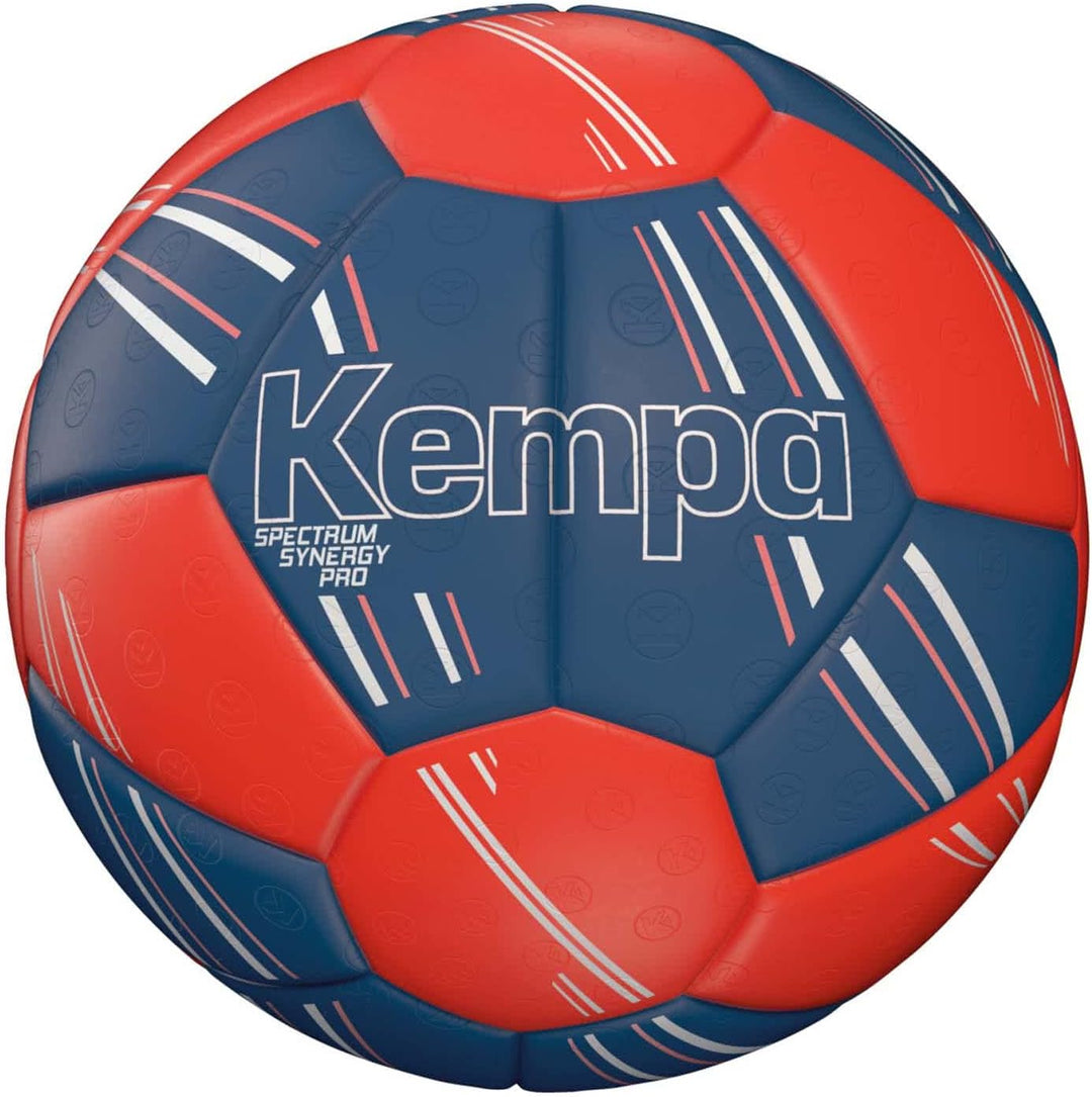Kempa Unisex – Erwachsene Spectrum Synergy Pro Handball 2 Ice grau/Fluo rot, 2 Ice grau/Fluo rot