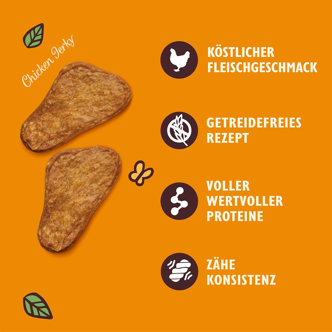 Lily’s Kitchen Leckerchen für ausgewachsene Hunde 8er Pack (8 x 70 g) Simply Glorious Chicken Jerky