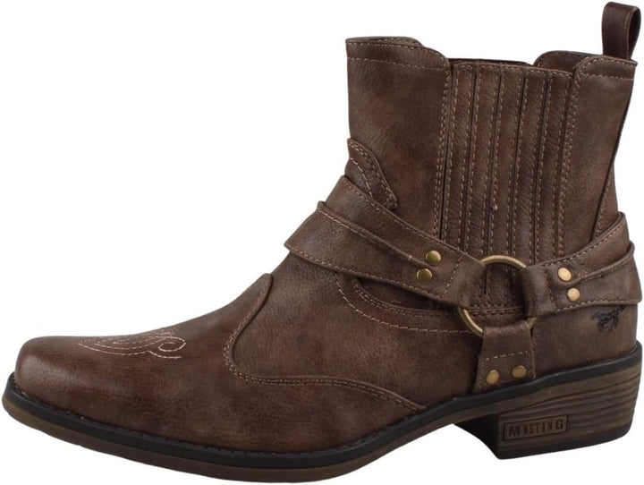 Mustang Herren Western-Stiefel Braun, Schuhgrösse:EUR 47