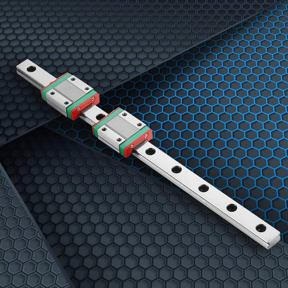 Lineare Führungsschiene, 250 mm Lineare Führungsschiene aus Lagerstahl MGN12 Miniatur-Führungsschien