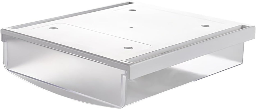 TUKA 2X 1,7L Unterschreibtisch-Schubladen 21x18x5,4cm, Selbstklebende Schubladen, Versteckte Unterba