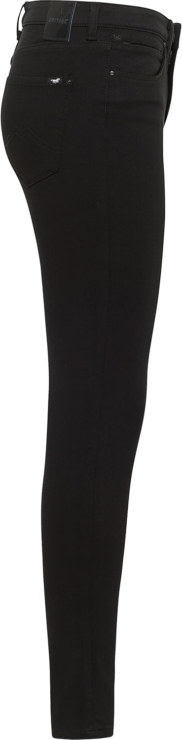 MUSTANG Damen Jeans Georgia Super Skinny Fit - Blau - Blue Denim W24-W34 Stretch 26W / 32L Tiefschwa