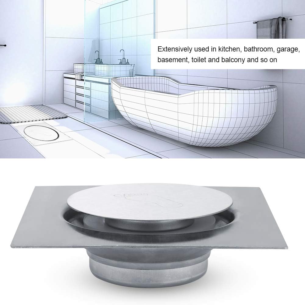 Bodenablauf Edelstahl Duschablauf Shower Drain Sieb Protector für Badezimmer Waschküche Küche Zubehö