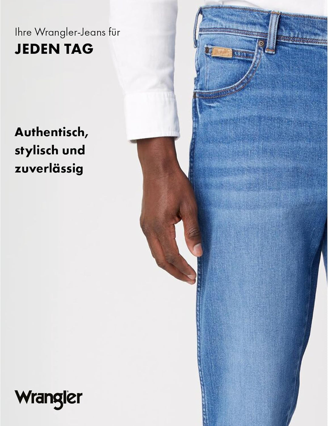 Wrangler Herren Texas Jeans 28W / 32L Blau, 28W / 32L Blau