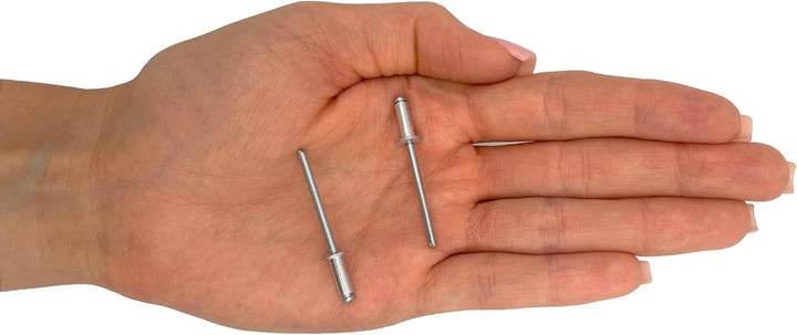 1000 Stück Blindnieten 4,0 x 10 mm Kuppelkopf offen Typ DIN 7337 Aluminium Niet und Stahldorn Pop Ni