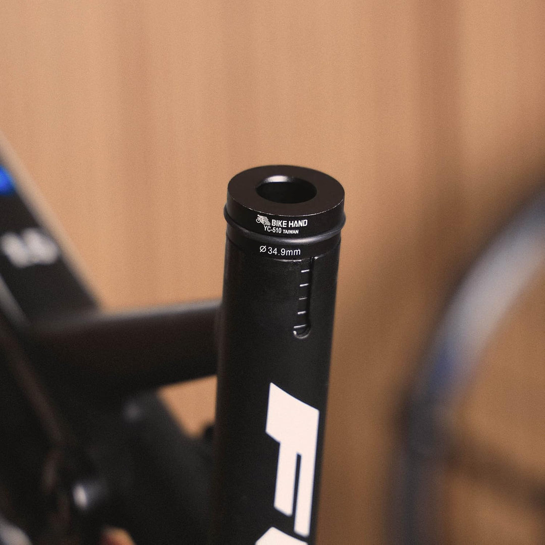 Bikehand Sattelstütze aus Aluminium – Messmass – Schnellmesswerkzeug – 25 mm bis 34,9 mm
