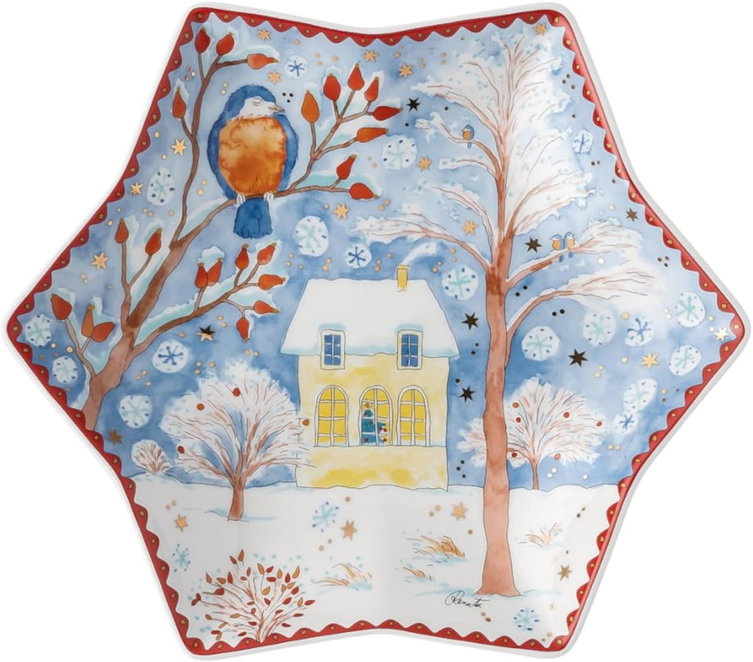 Sammelkollektion 22 Weihnachtsabend Sternschale 24 cm