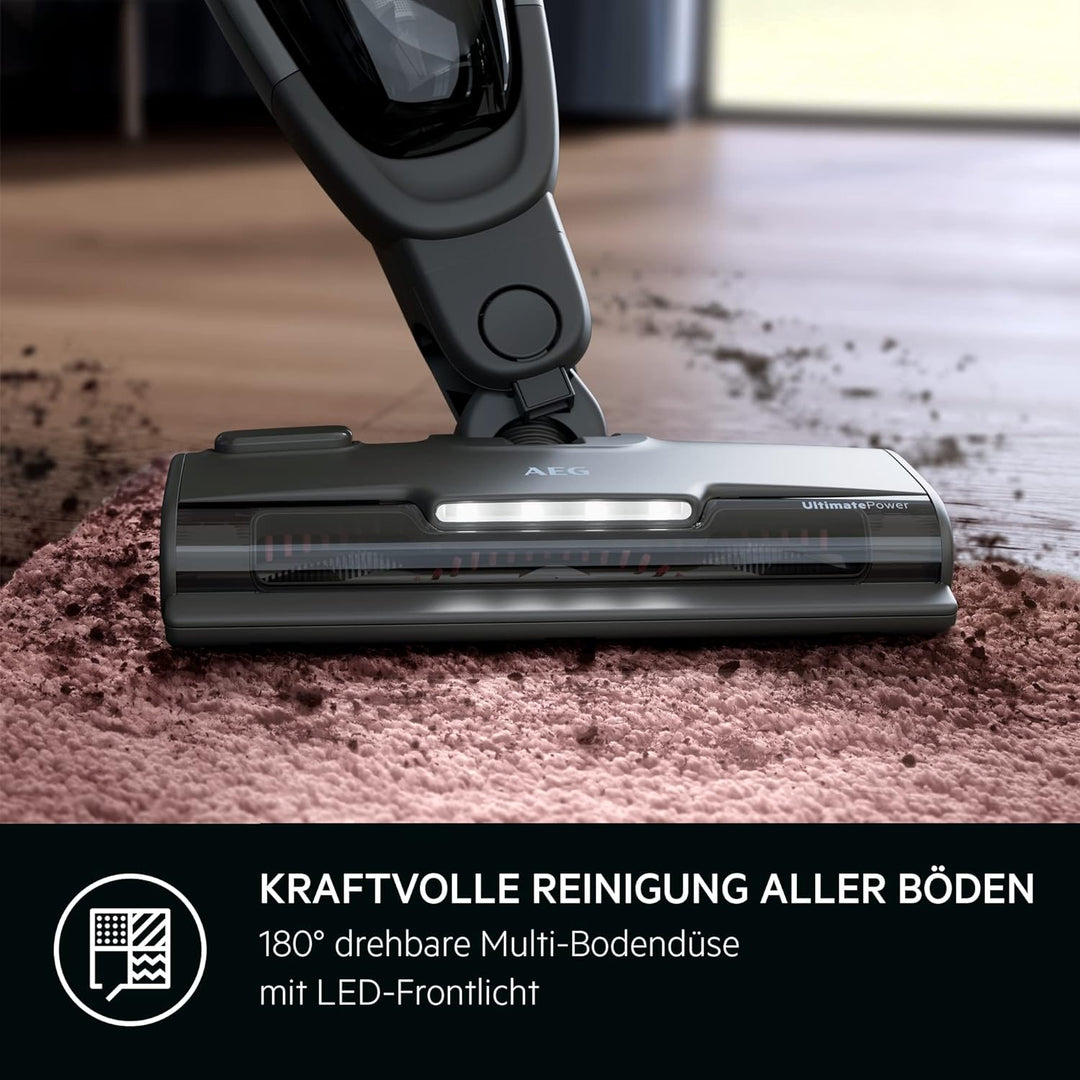 AEG CLEAN ÖKO 6000 AS62B25OKO Akku-Staubsauger, 2in1, angenehm leise 79 dB(A), 47 Prozent Recyclingm