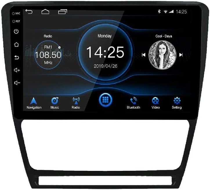LEXXSON Android 10.1 Autoradio für Skoda Octavia 2009-2013 | 10 Zoll Touchscreen AM FM Radio GPS Nav