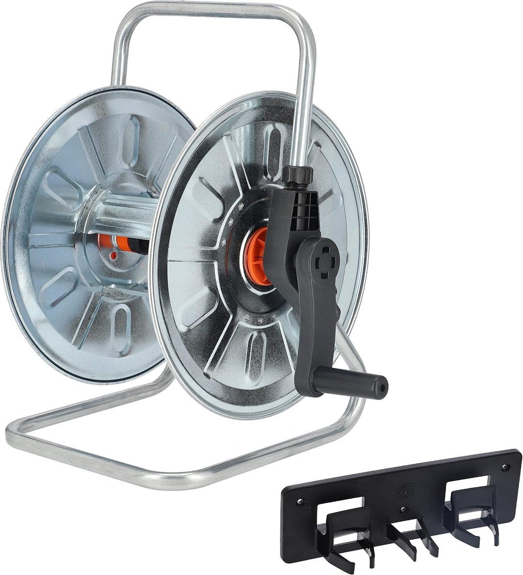 KOTARBAU® Schlauchtrommel mit Wandbefestigung 1/2'-50m Verzinkt Schlauchaufroller ein Unverzichtbare