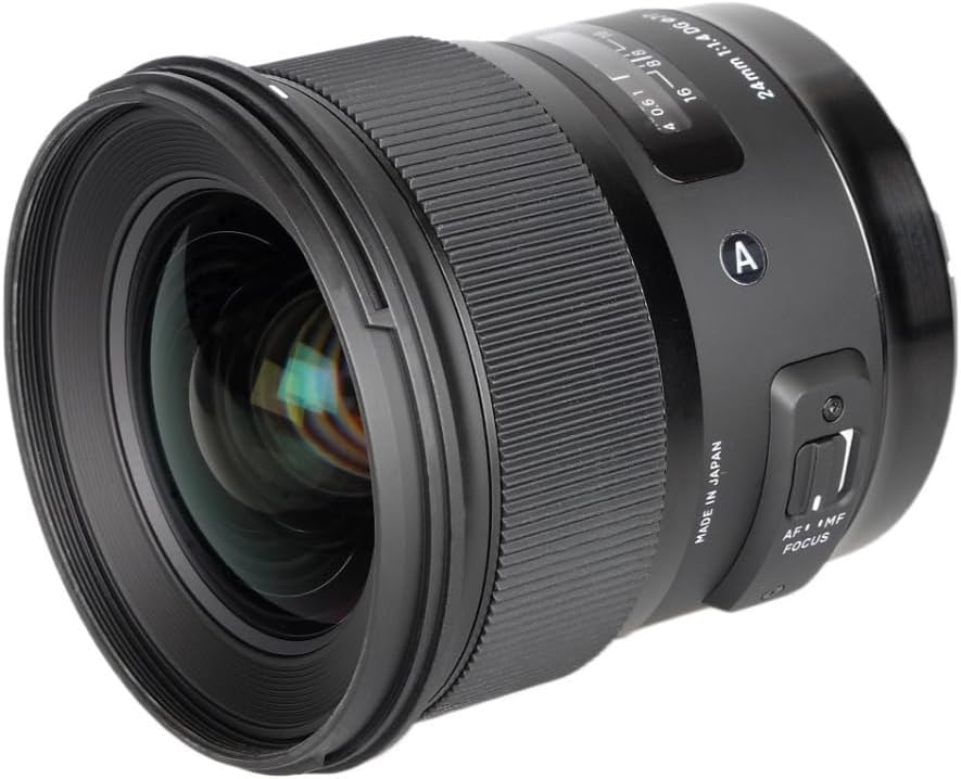 Sigma 24mm F1,4 DG HSM Art Objektiv für Nikon F Objektivbajonett für Nikon Single, für Nikon Single