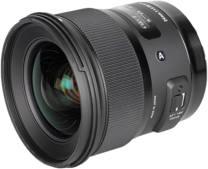 Sigma 24mm F1,4 DG HSM Art Objektiv für Nikon F Objektivbajonett für Nikon Single, für Nikon Single