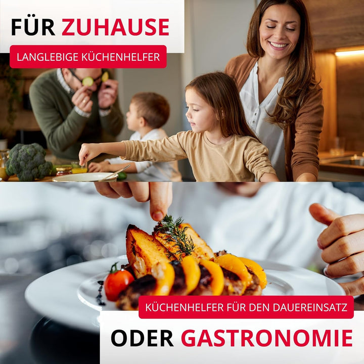 Westmark Pommespresse Black Edition – Churropresse, Kartoffelpresse mit Griffiger Spezialbeschichtun