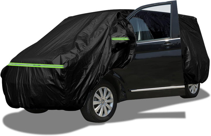 Autoabdeckung Vollgarage Abdeckplane Auto Kombipassend für VW T5 T6, 300D Atmungsaktiv SWB Autoabdec