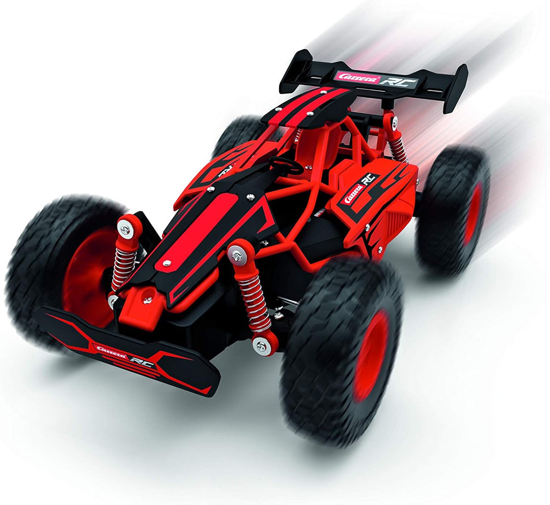 Carrera RC Adventskalender 2.0 2,4 GHz Buggy, Rot │Ferngesteuertes Auto aus 24 Bauteilen bauen │Elek