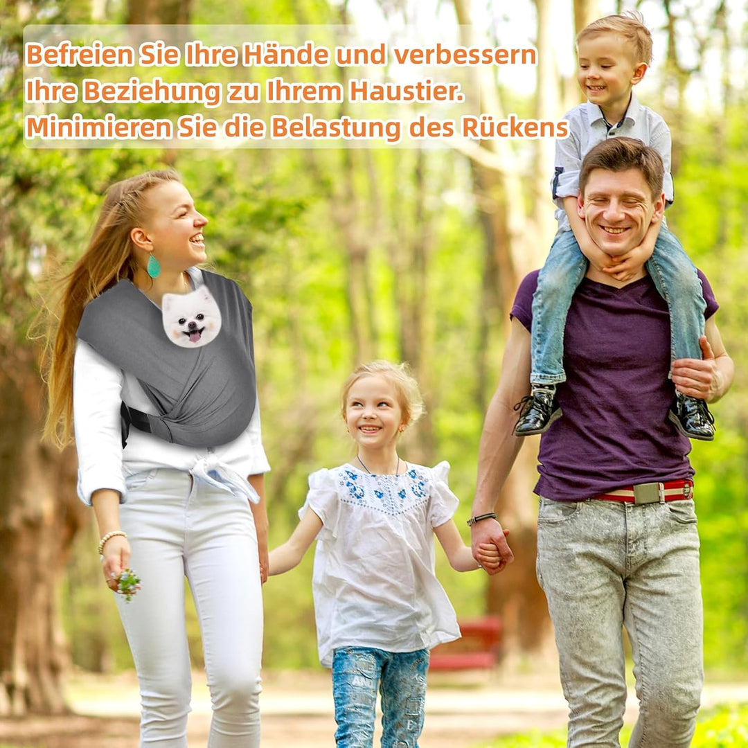 CUBY Hundetragetasche, Eingewickelt Hunde Tragetasche Nach vorne Gerichteter Rucksackträger Schulter