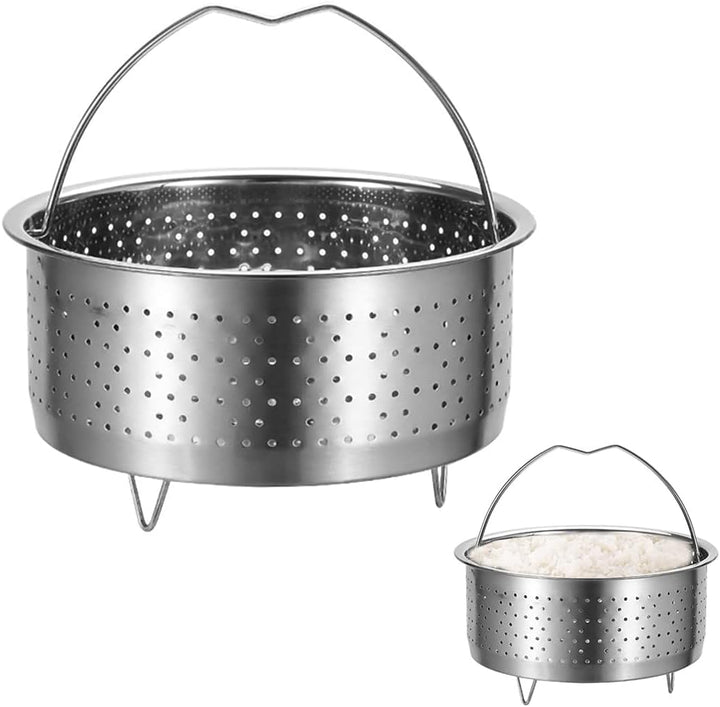 HAMON Dampfeinsatz für Topf 20 cm, Edelstahl Dampfgarer Dampfeinsatz Topfteiler Gemüseeinsatz Topf S