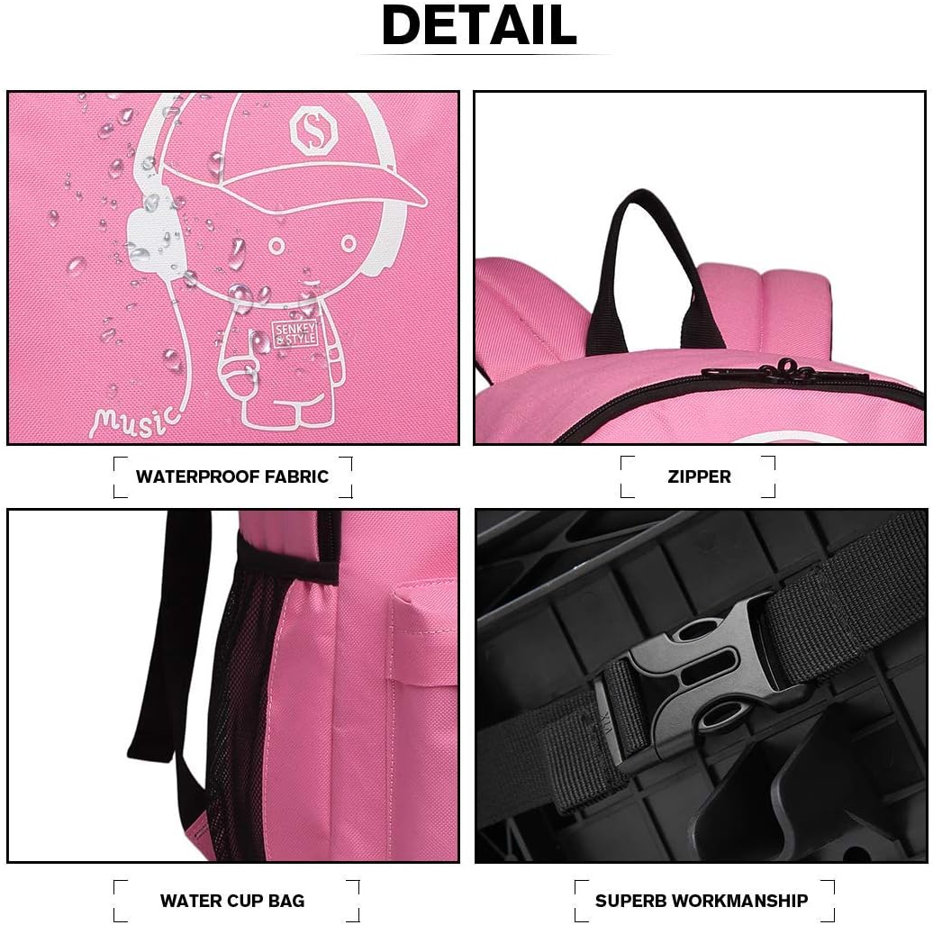 KONO Kinderrucksack Rucksack Backpack Schulrucksack Gepäck Koffer Kabine Rädern Trolley Reise Rädern