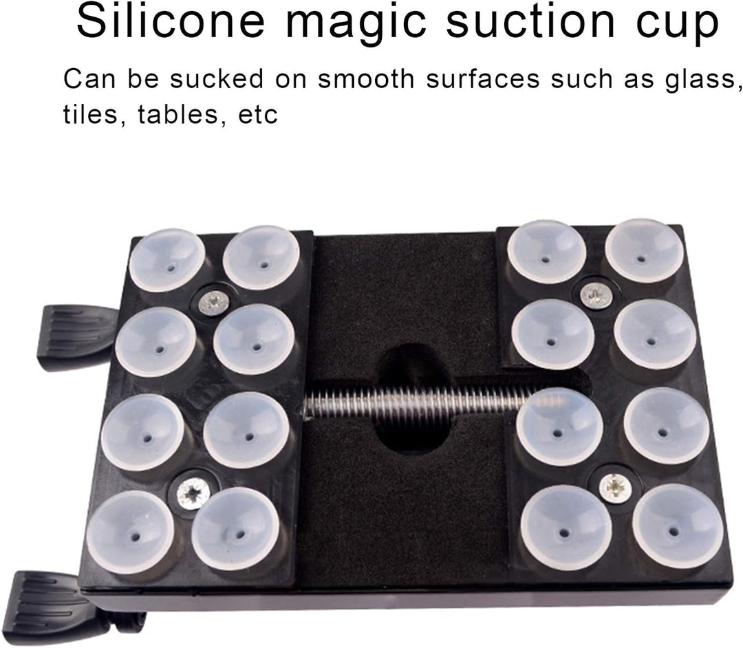 Angelschnurwickler, Tragbare Spinnrolle Angelschnur-Aufwickelmaschine Mit Saugnapf Schwarz, Schwarz