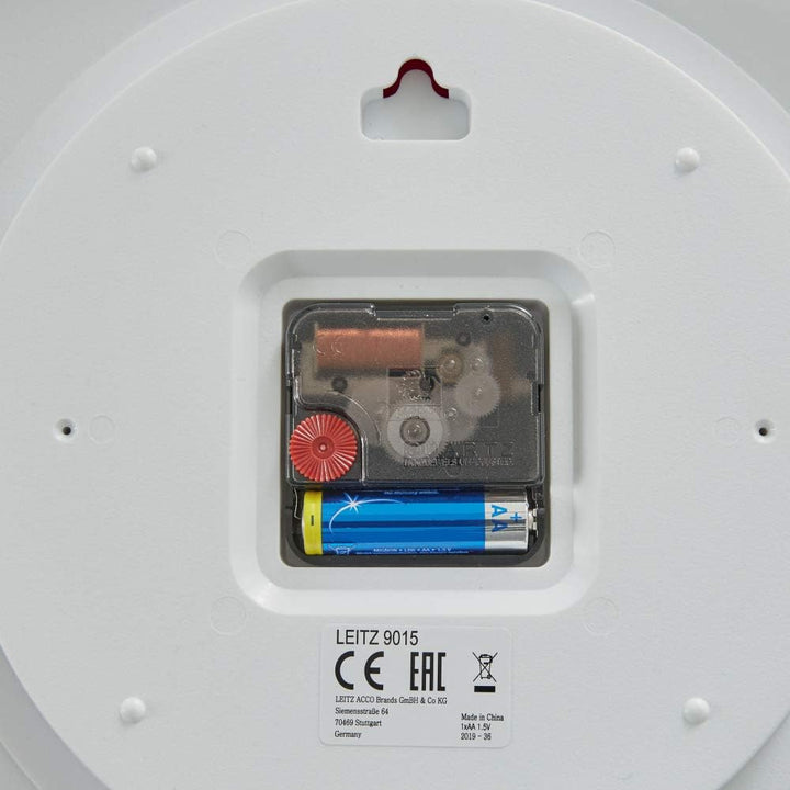 Leitz Wanduhr WOW, Gelb, 32.5 x 31.1 cm WOW Gelb, WOW Gelb