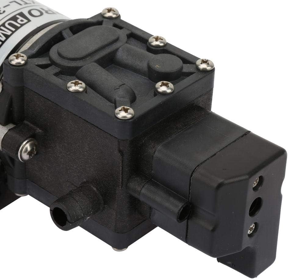 100W Wasserpumpe Membranpumpe DC 12V Selbstansaugende elektrische Hochdruck-Membranwasserpumpe mit D
