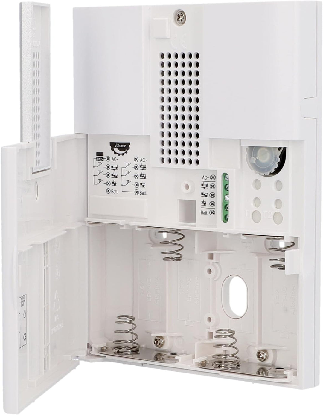 Grothe 47229 Melodien-Gong Croma 50 mit 3 Melodien, weiߟ/silber