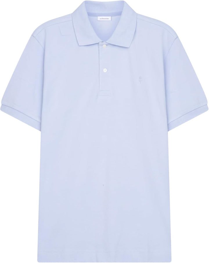 Seidensticker Herren Slim Fit-Poloshirt Kurzarm Polo Shirt XL Hellblau, XL Hellblau