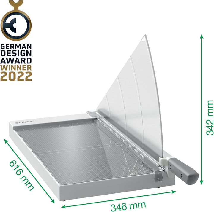 Leitz Precision Office Hebelschneider A3, bis zu 15 Blatt, Papierschneidemaschine mit 457 mm Schnitt