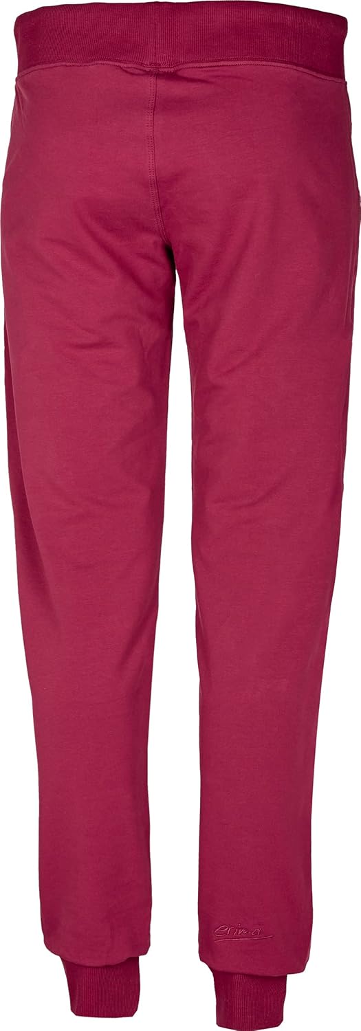 Erima Damen Trainingshose Sweatpants with Cuff 34 Bordeaux, 34 Bordeaux