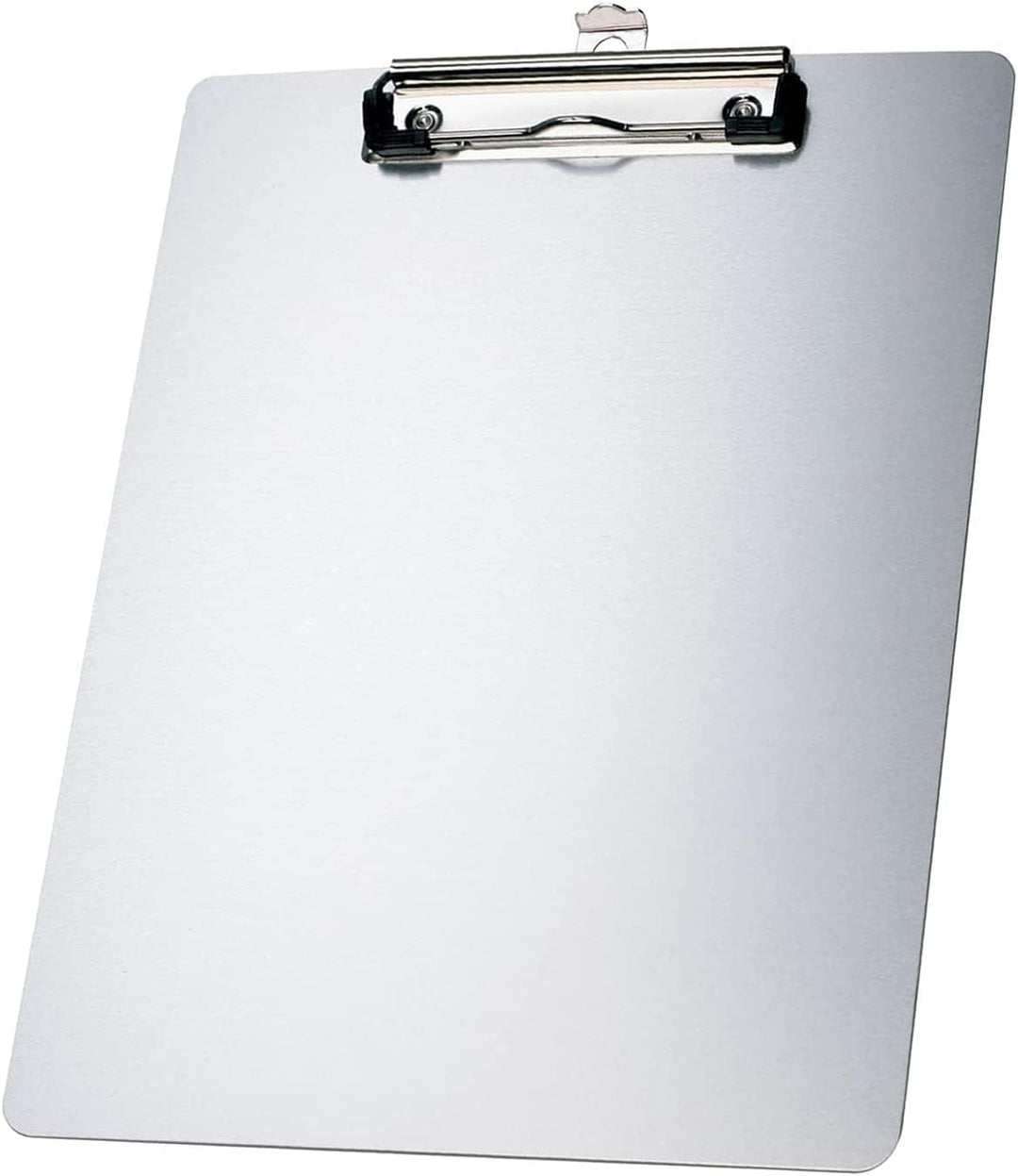 6er Alu Klemmbrett A4 mit gummierter Metalklemme, Schreibbrett DIN A4 mit Aufhängeose, Pad Halter Cl