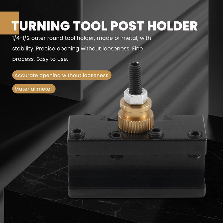 Tsudoku 6PCS Werkzeugpaket Mini-Drehmaschine Schnellwechsel-Werkzeughalter und Halter Multifid-Werkz