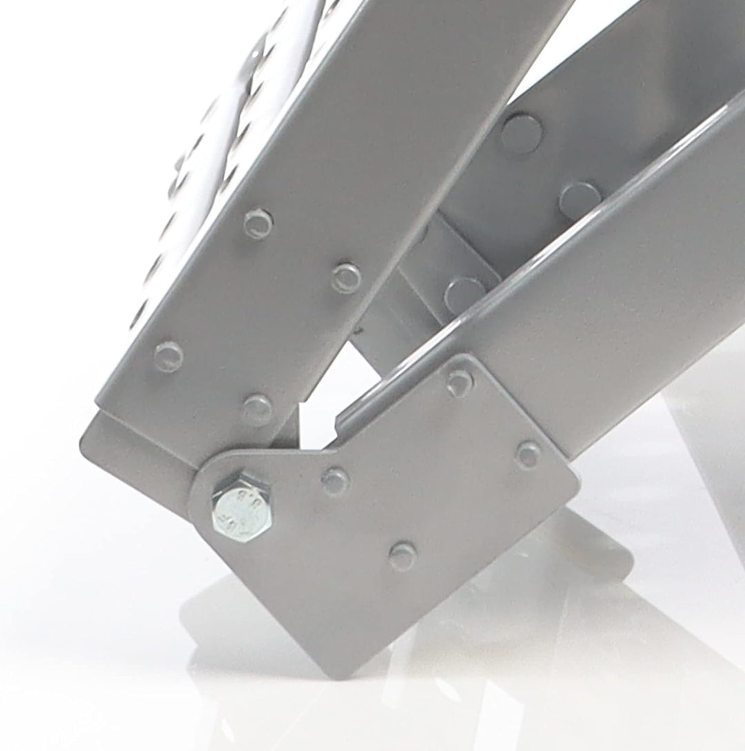 XPOtool 2X Auffahrrampe 340kg 3-Fach klappbar Verladerampen 197x23cm rutschfest Stahl für Motorrad