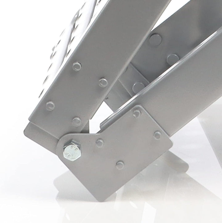 XPOtool 2X Auffahrrampe 340kg 3-Fach klappbar Verladerampen 197x23cm rutschfest Stahl für Motorrad