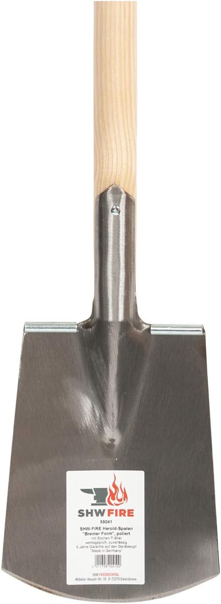SHW-FIRE Spaten-Set - Bremer und Pflanzspaten, stark geschmiedet - meistert Harte Böden
