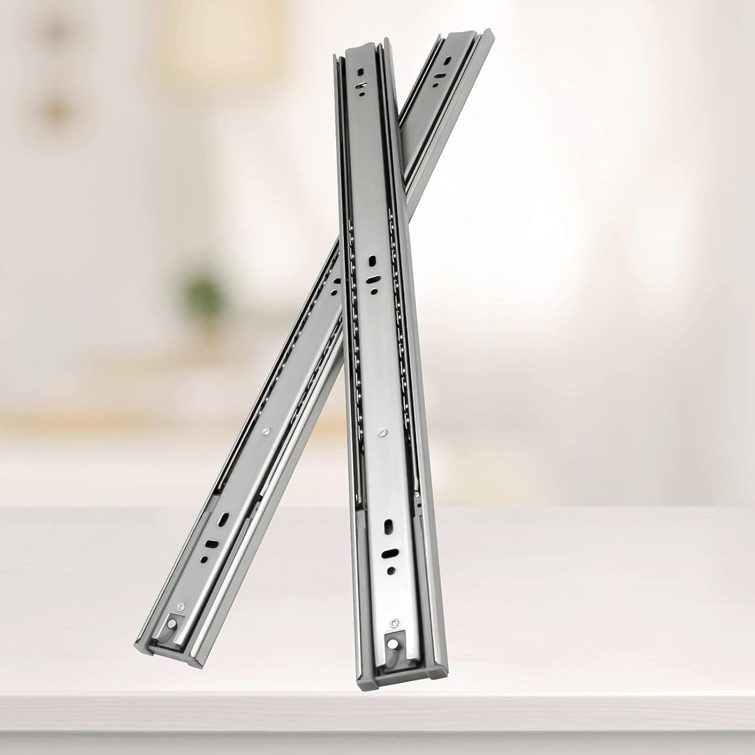 Daromigo Schubladenschienen, Vollauszug 600mm Softclose, Stabiles Schubladen Schienensystem mit kuge