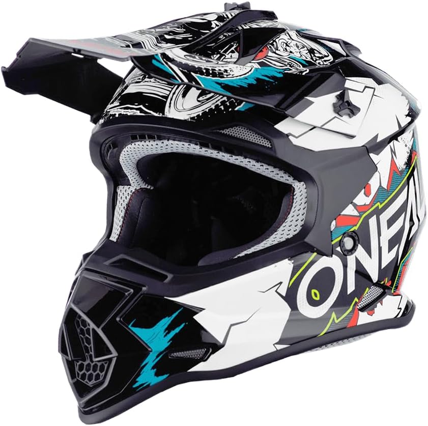 Oneal 2SRS Youth Helmet Villain White M Weiss, M Weiss