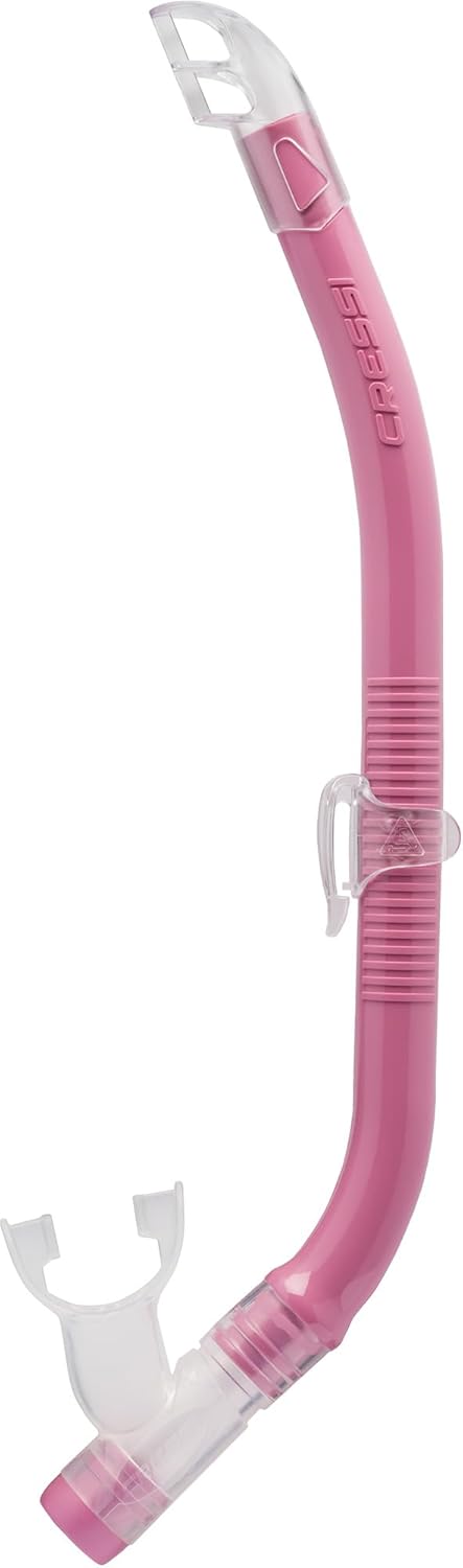 Cressi Estrella Jr - Maske zum Tauchen und Schnorcheln Transparent/Rosa Maske + Schnorchel, Transpar
