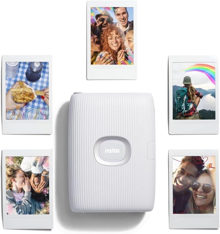 INSTAX Mini LINK2 Smartphone Printer, Clay White, Kompakt, Clay White
